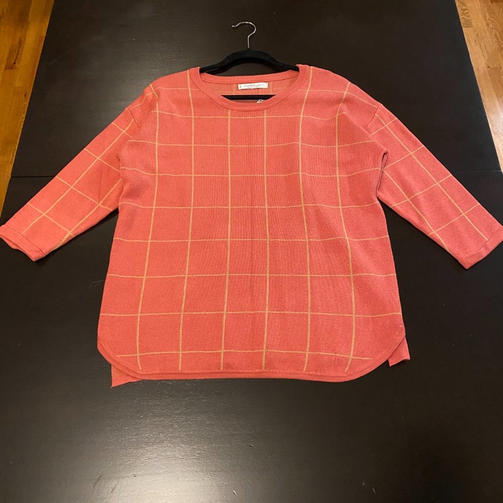 NWT Violeta by Mango Coral sweater, size S